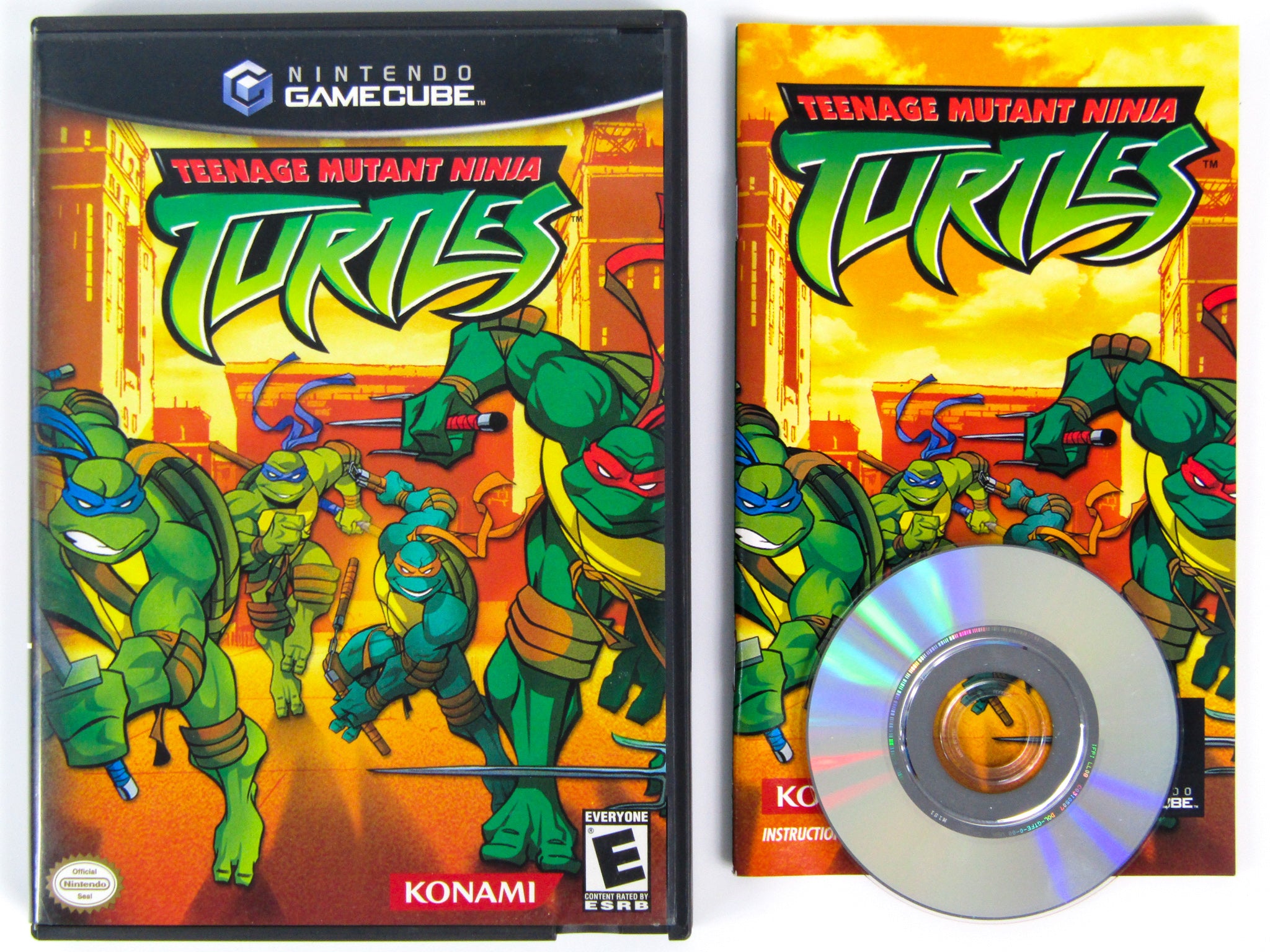 Gamecube teenage mutant ninja hot sale turtles