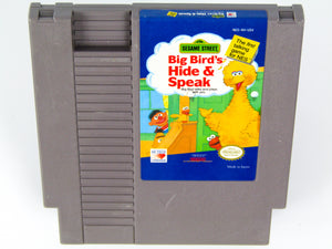 Sesame Street Big Bird's Hide And Speak (Nintendo / NES)