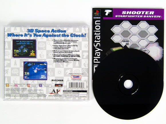 Shooter Starfighter Sanvein (Playstation / PS1)
