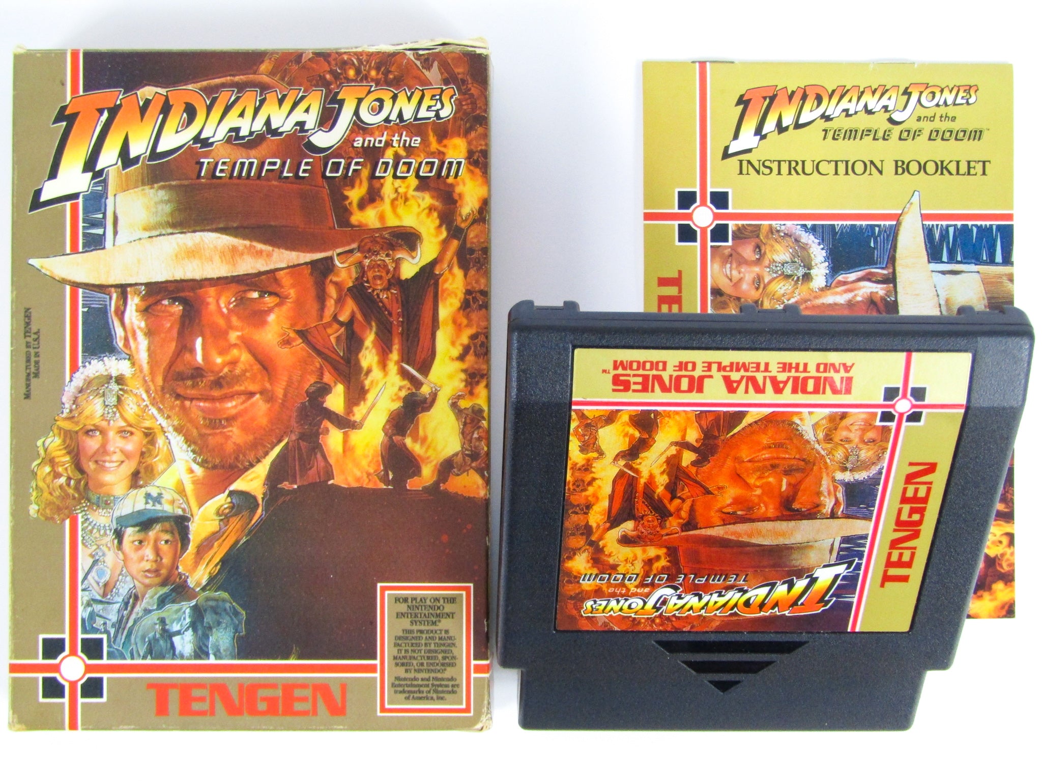 Indiana Jones And The Temple Of Doom [Tengen] (Nintendo / NES) – RetroMTL