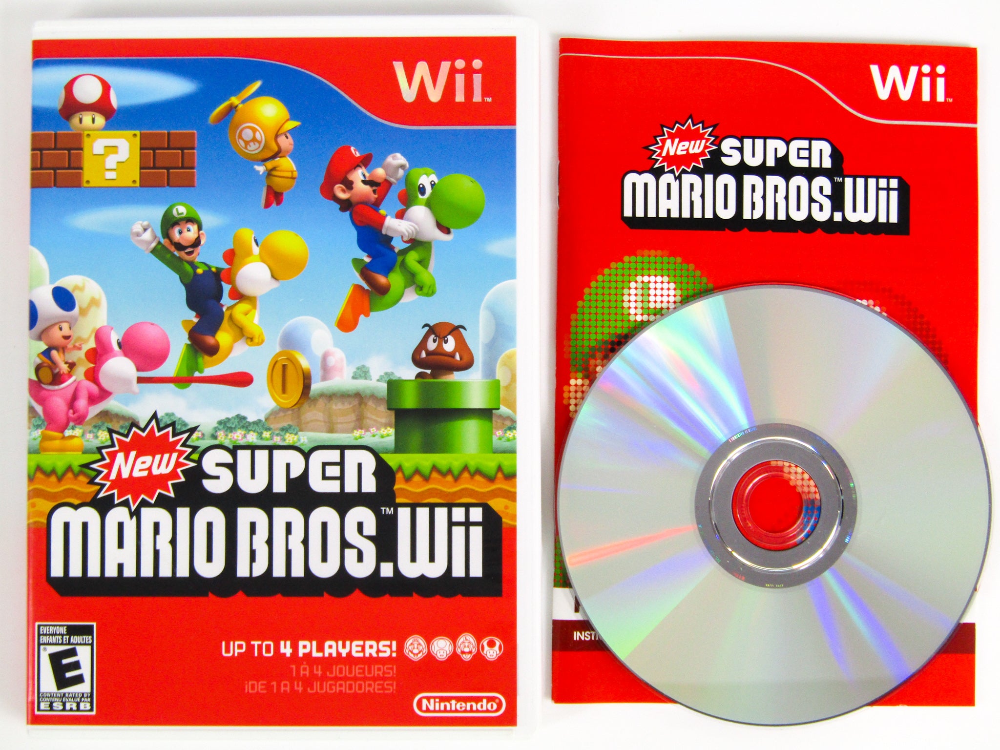 New super mario shop bros wii case