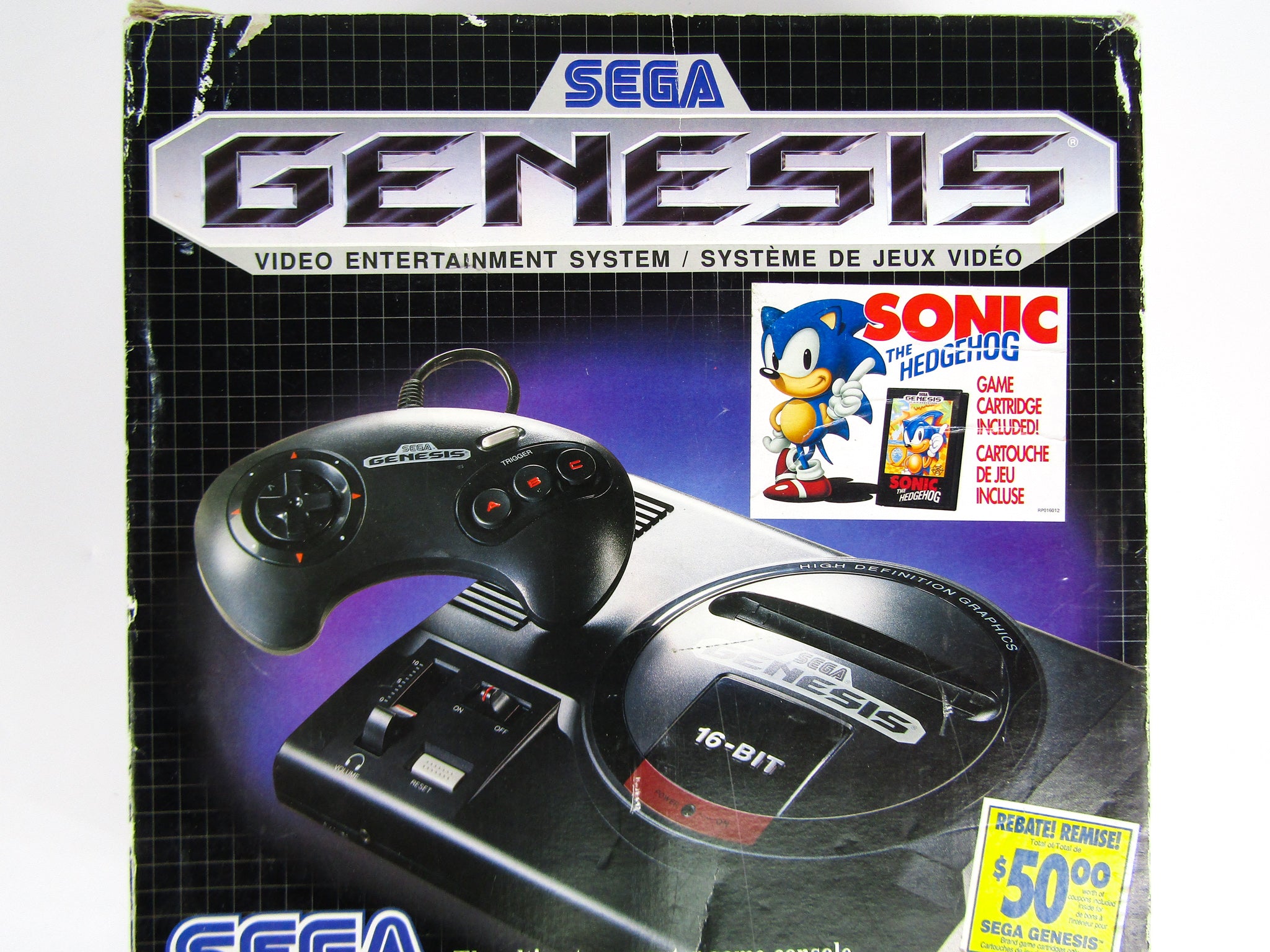 Genesis System Box Reproduction Sega Genesis System Model 1 – Retro MTL