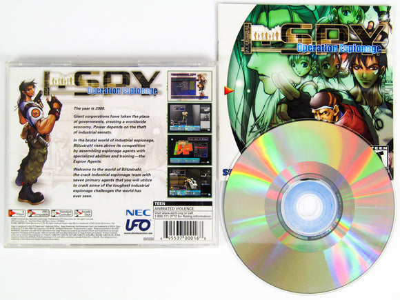 Industrial Spy Operation Espionage (Sega Dreamcast)