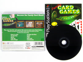 Family Card Games Fun Pack (PlayStation / PS1)
