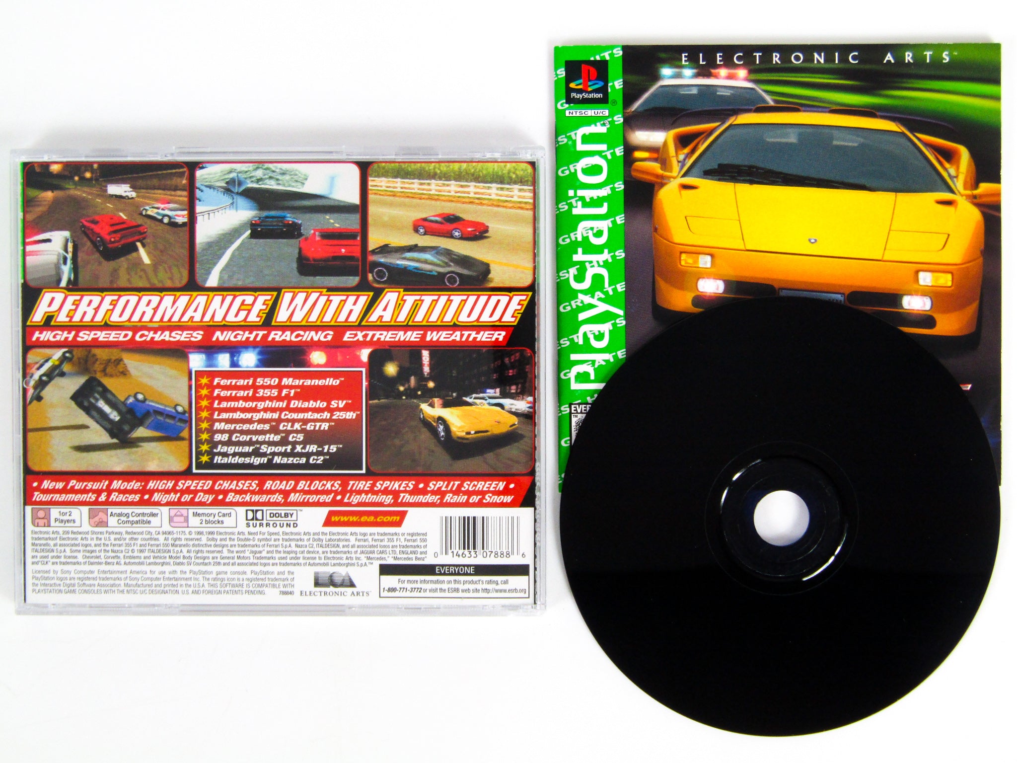 NEED FOR SPEED PS1 Bundle  Need For Speed, II, III: Hot Pursuit, High  Stakes $115.50 - PicClick AU