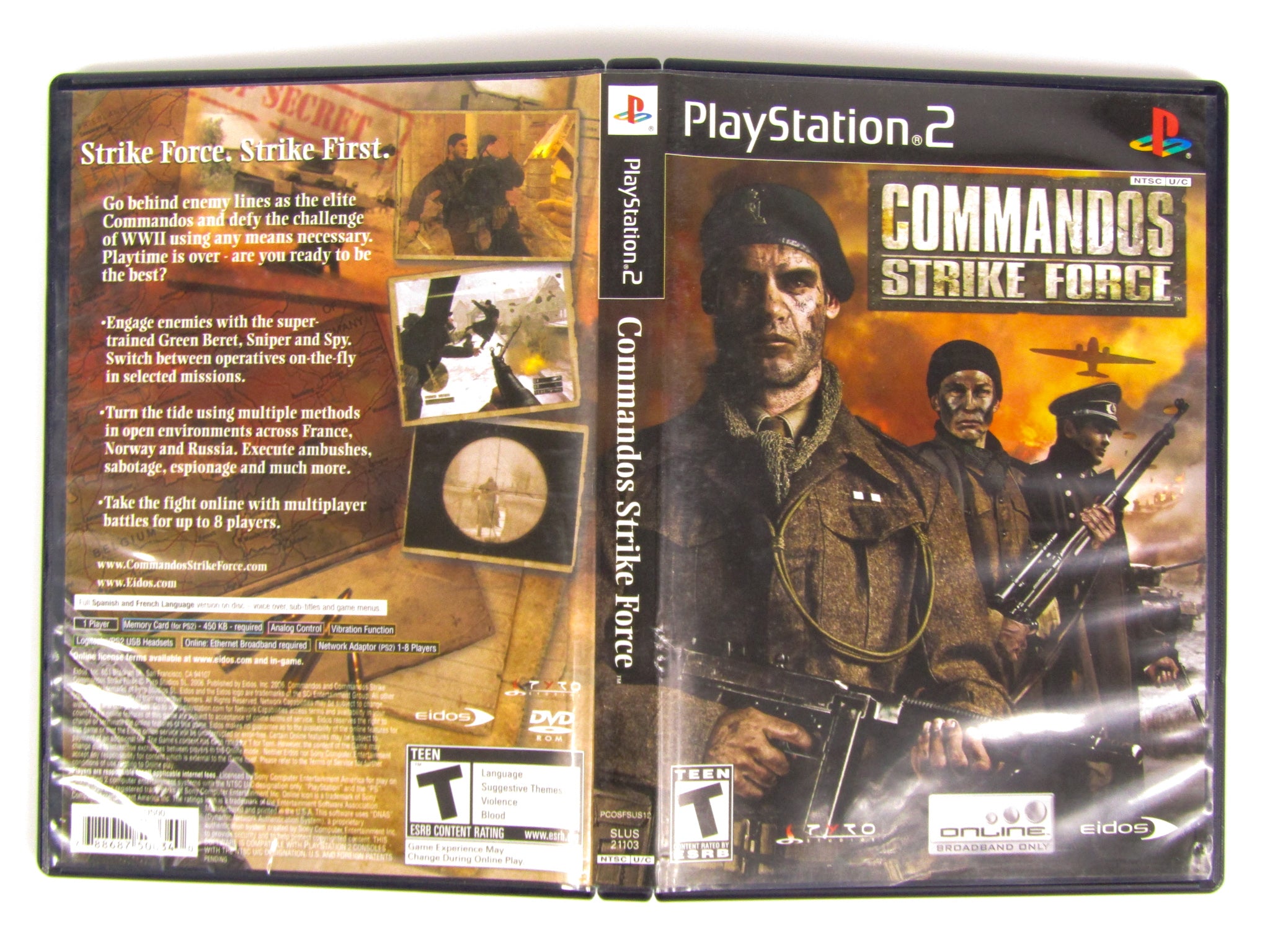 Commandos Strike Force (Playstation 2 / PS2) – RetroMTL