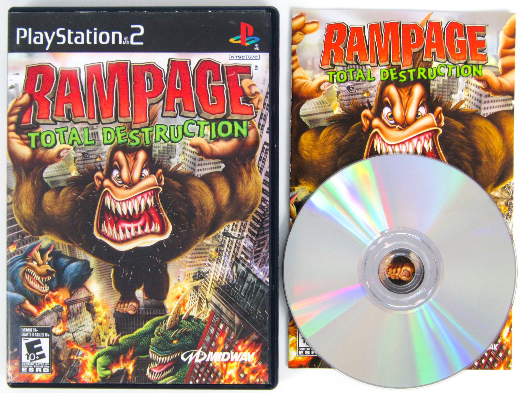 Rampage Total Destruction (PlayStation 2 / PS2) – Retro MTL