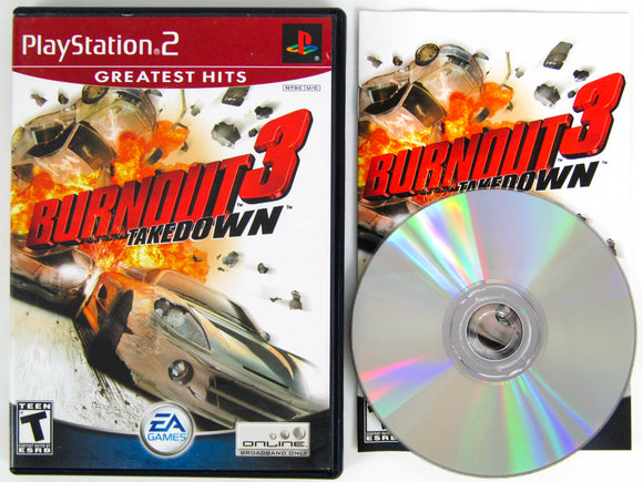 Burnout 3 Takedown [Greatest Hits] (Playstation 2 / PS2) – RetroMTL