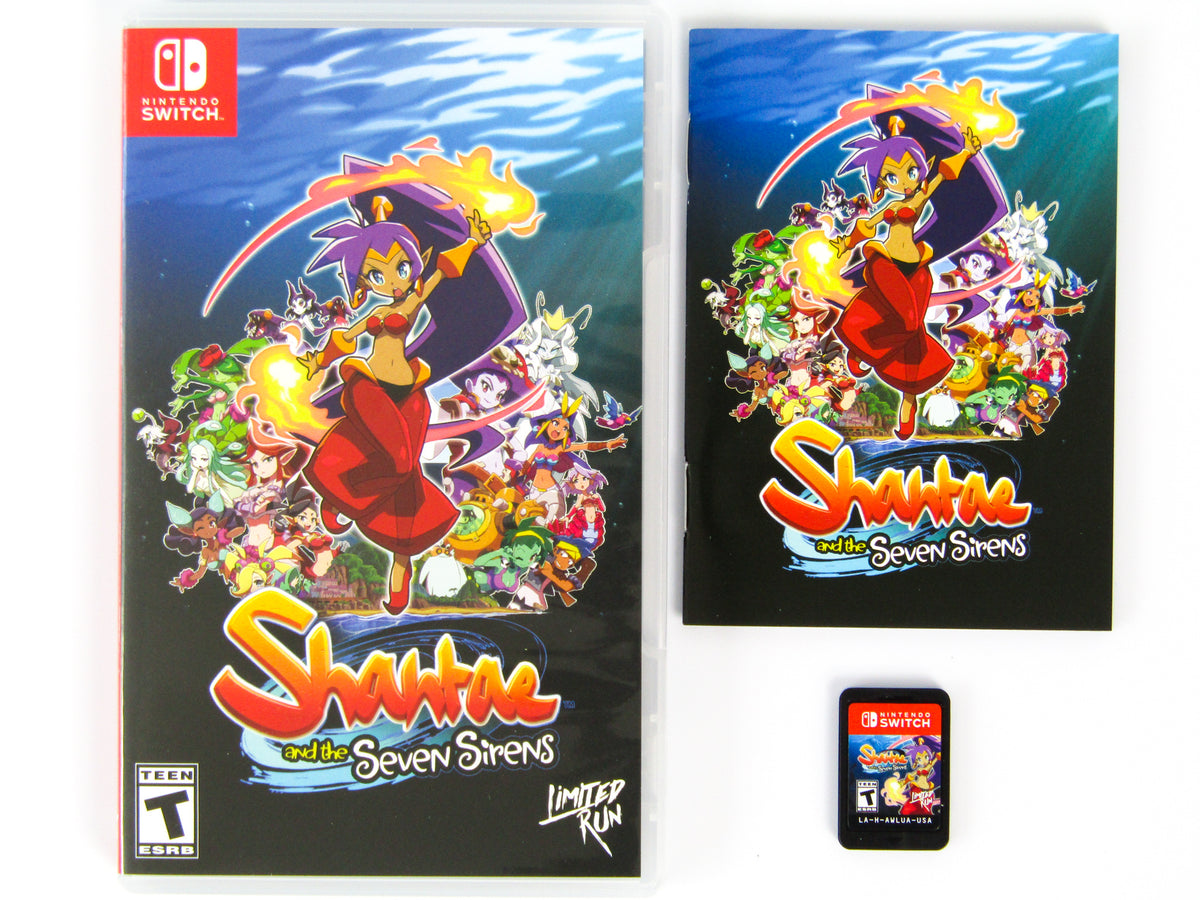 Shantae And The Seven Sirens Limited Run - Import Version