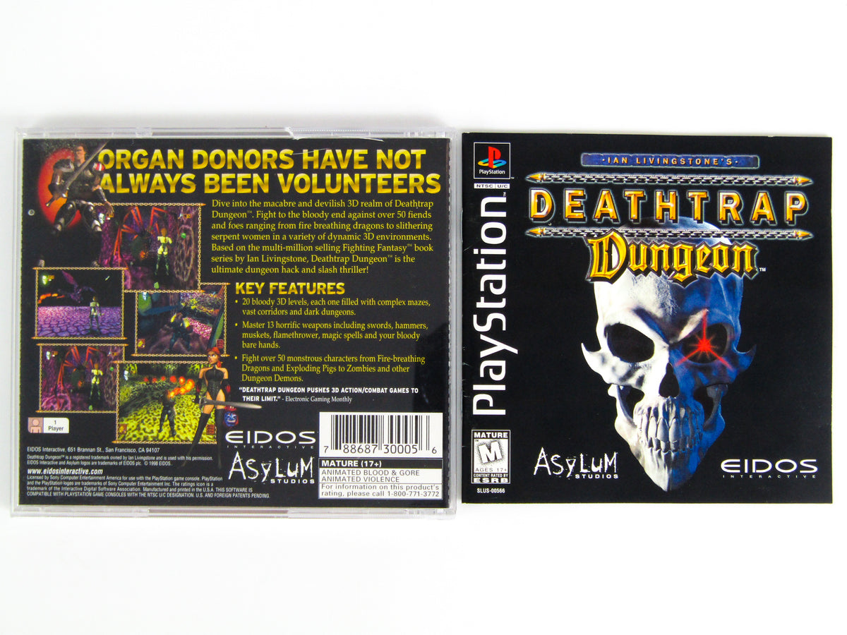 Deathtrap Dungeon (Playstation / PS1) – RetroMTL