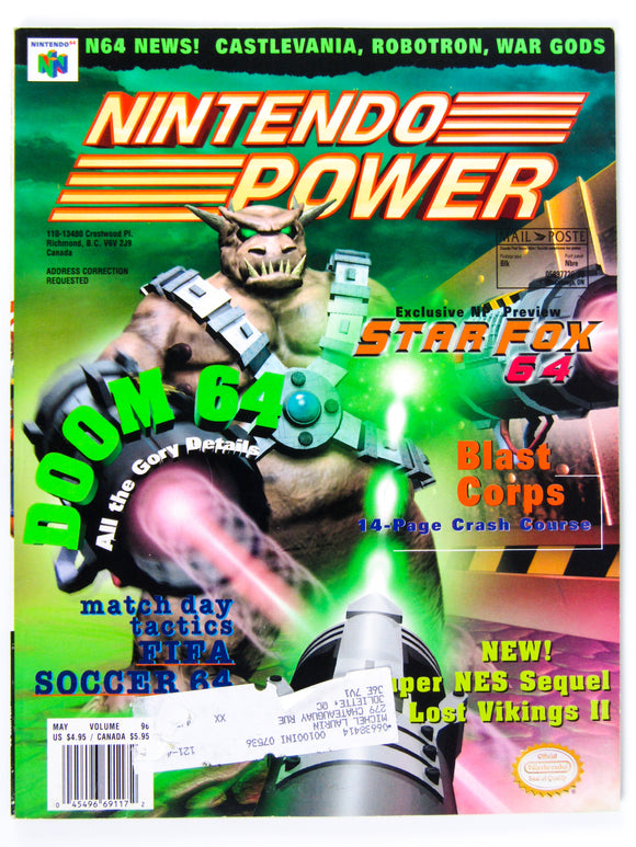 Doom 64 [Volume 96] [Nintendo Power] (Magazines)