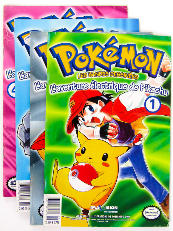 Pokemon: Les Bandes Dessinées [Volume 1-4] [French Version] (Comic Book)