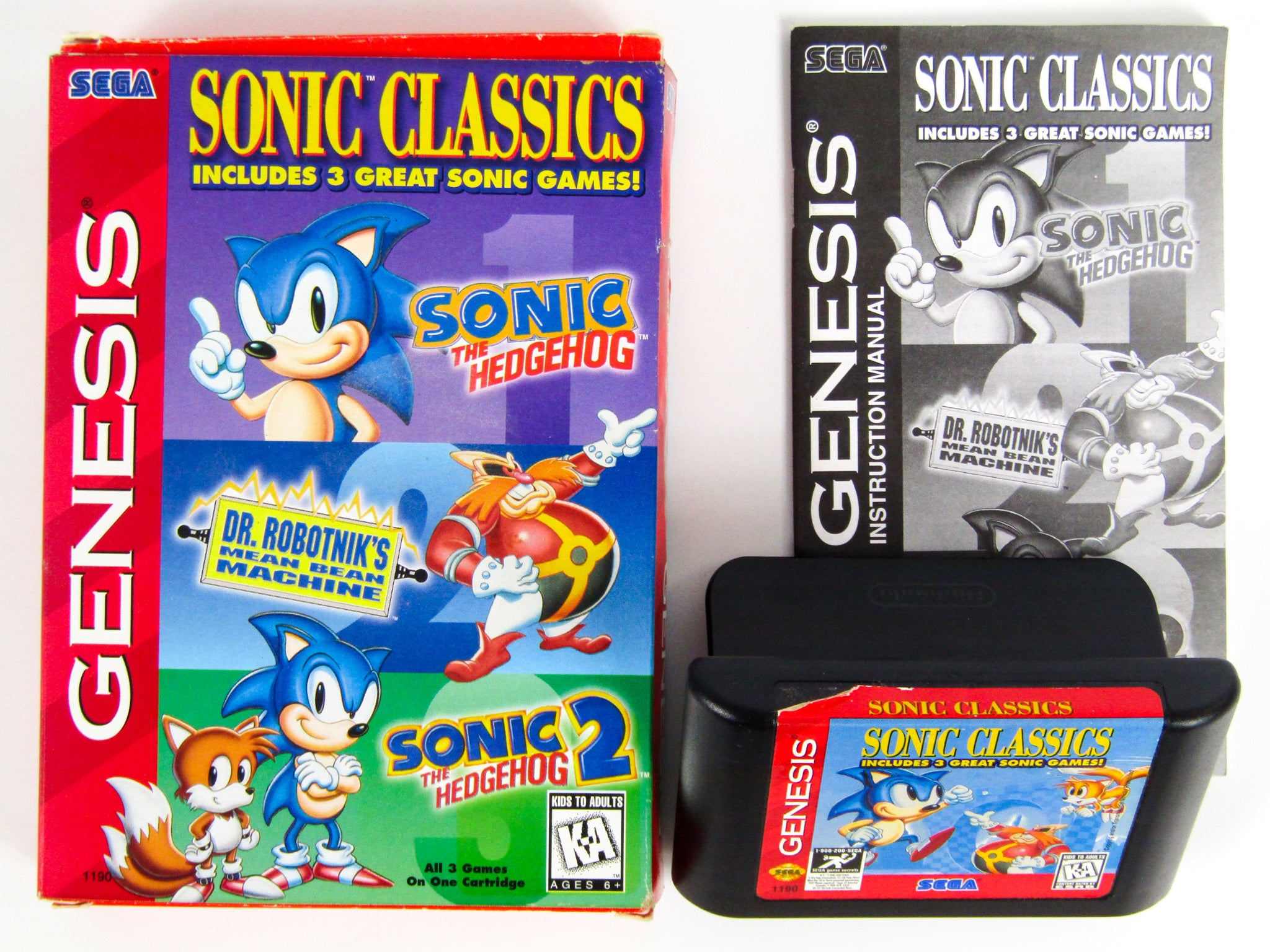 Sonic Classics [Cardboard Box] (Sega Genesis) – RetroMTL