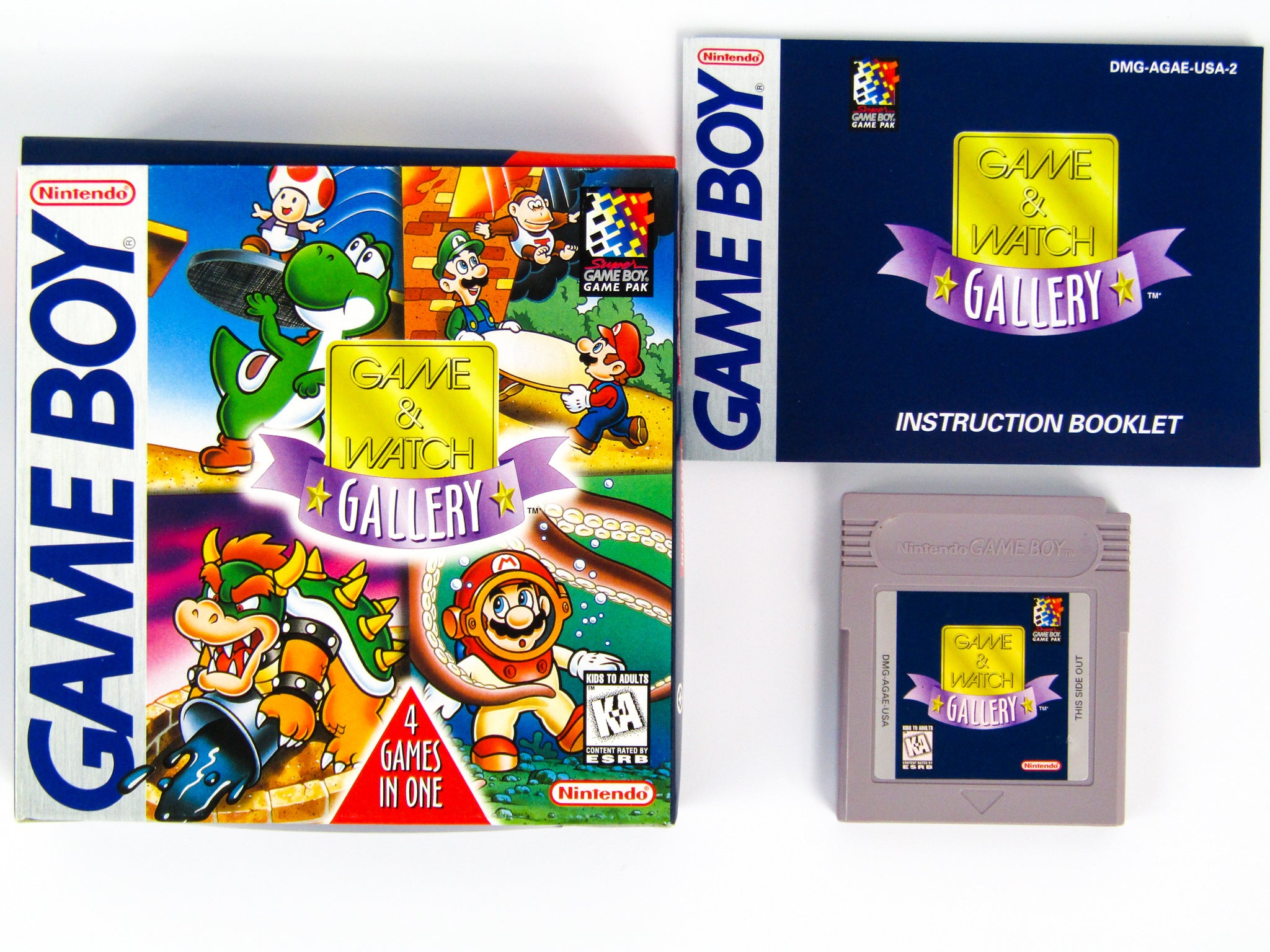 Gameboy Watch Game and Watch Gallery (Nintendo Game Boy) – Retro MTL