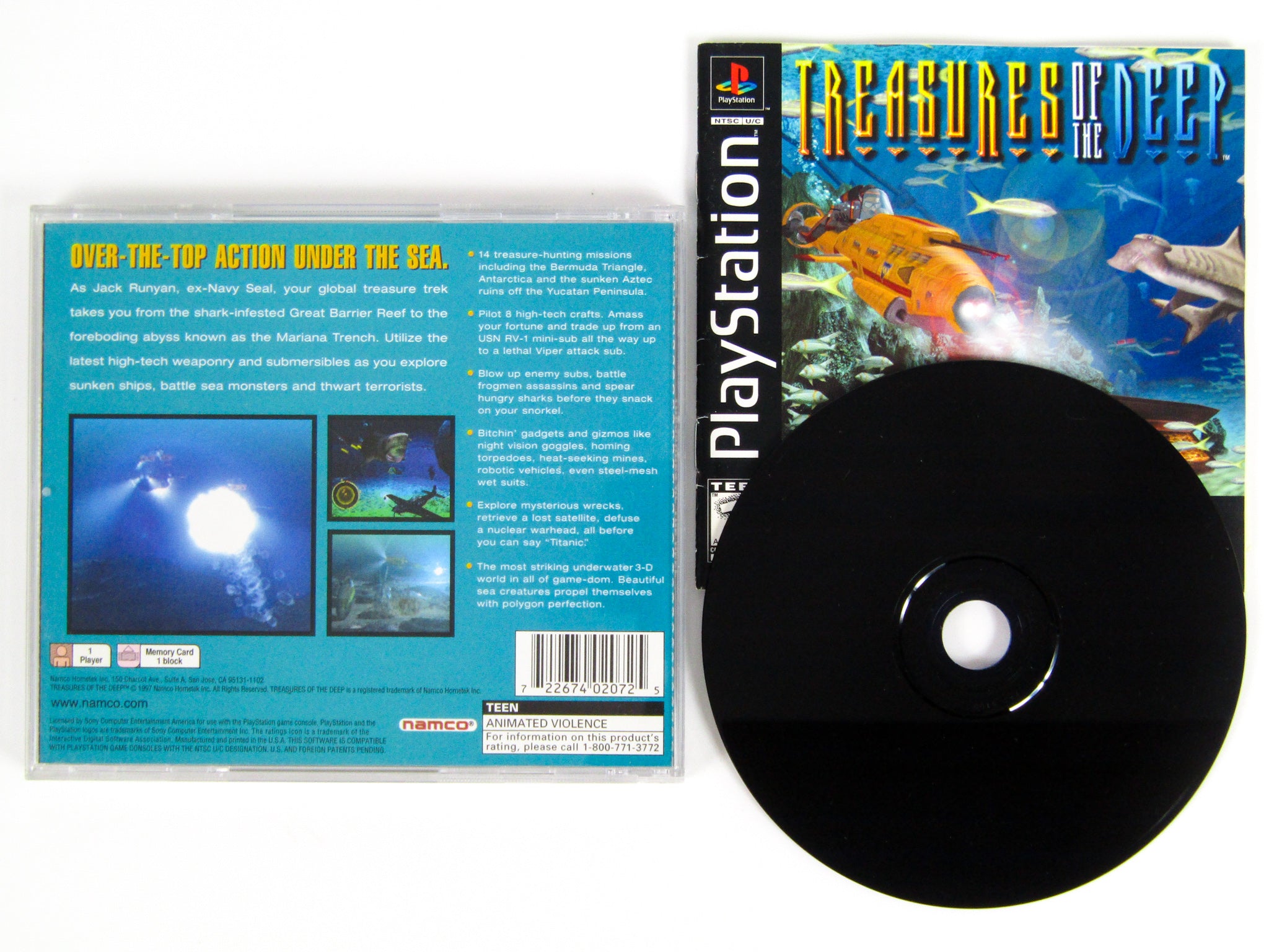 Treasures Of The Deep Playstation PS1 RetroMTL