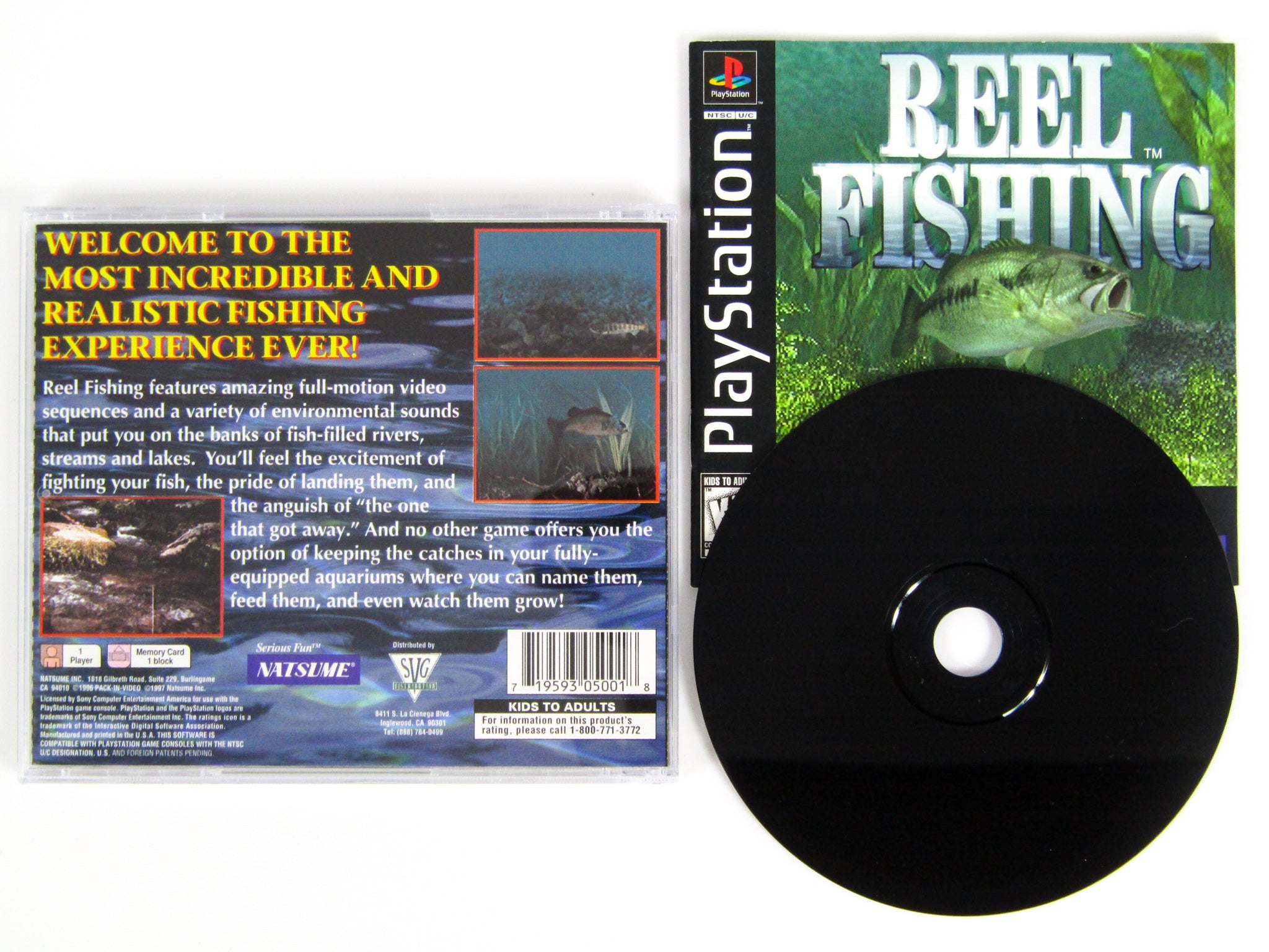 Reel Fishing (Playstation / PS1) – RetroMTL