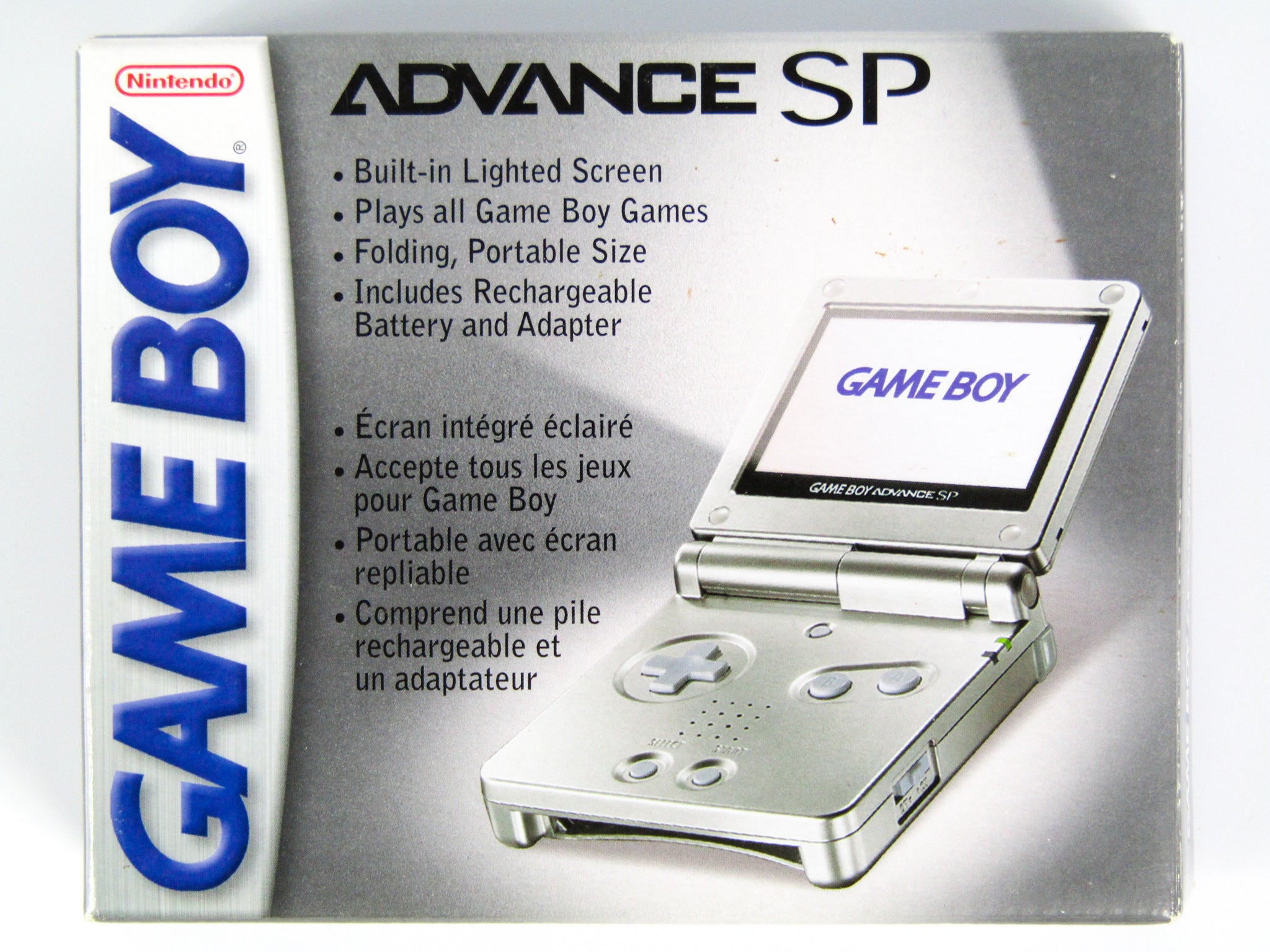 Deals Nintendo Game Boy Advance SP in Platinum