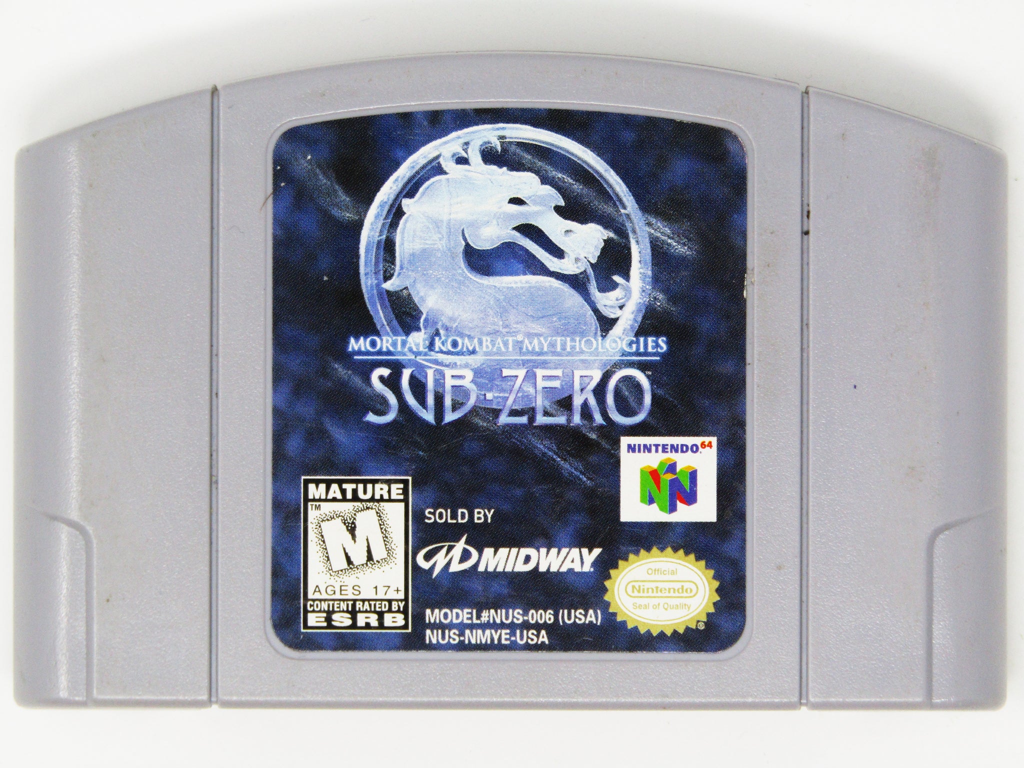 Mortal Kombat Mythologies Sub Zero Nintendo 64  N64 Cartridge Games -  Sub-zero 64 - Aliexpress