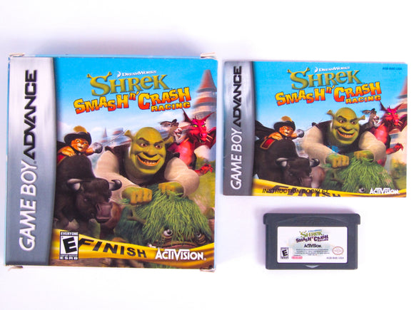 Shrek Smash And Crash Racing (Game Boy Advance / GBA)