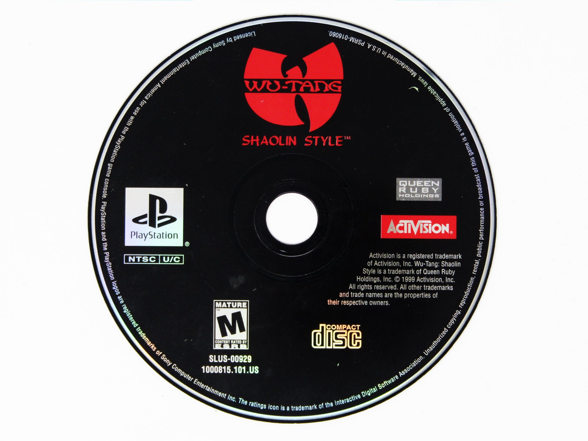 Test de Wu-Tang Shaolin Style sur PS1 par Test de Wu-Tang Shaolin Style sur PS1 par