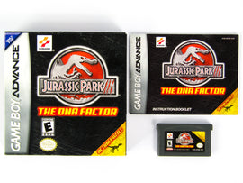 Jurassic Park III 3 DNA Factor (Nintendo Game Boy Advance / GBA)