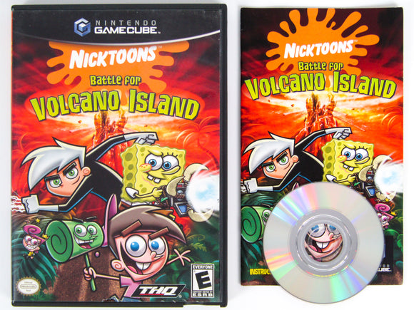 Nicktoons Battle For Volcano Island (Nintendo Gamecube)