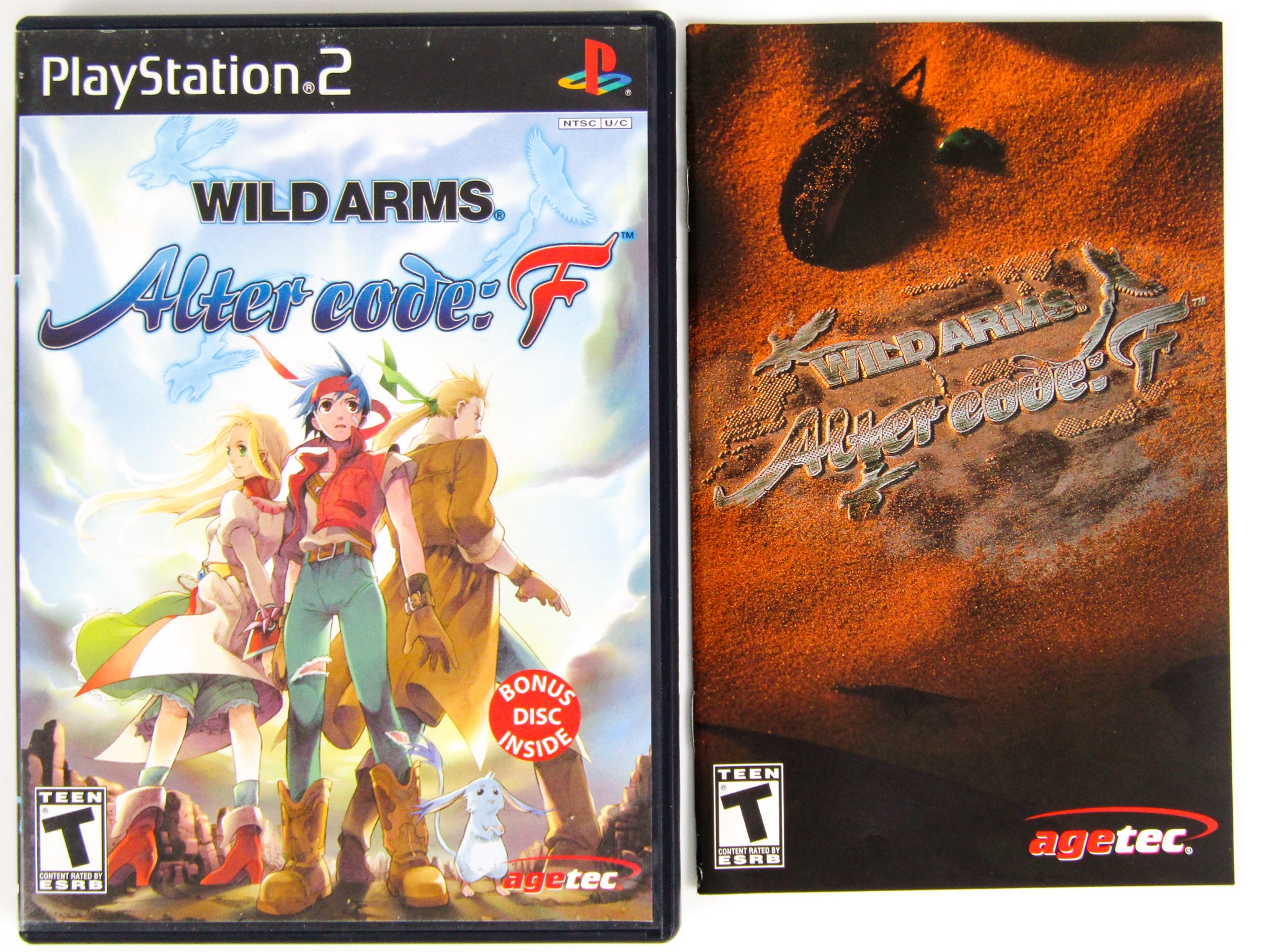 Wild ARMs Alter Code: F For Playstation 2 with bonus deals disc agetec