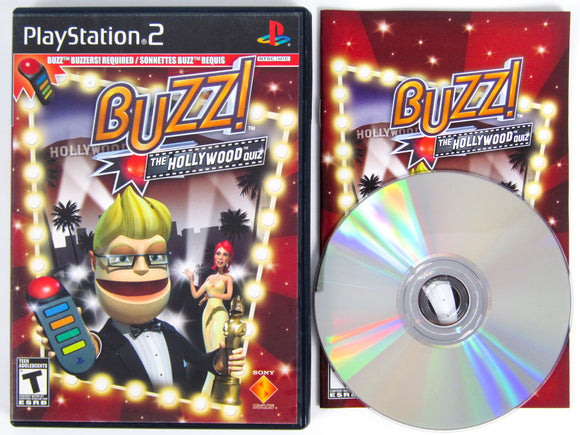 Buzz!: The Hollywood Quiz (Playstation 2 / PS2)