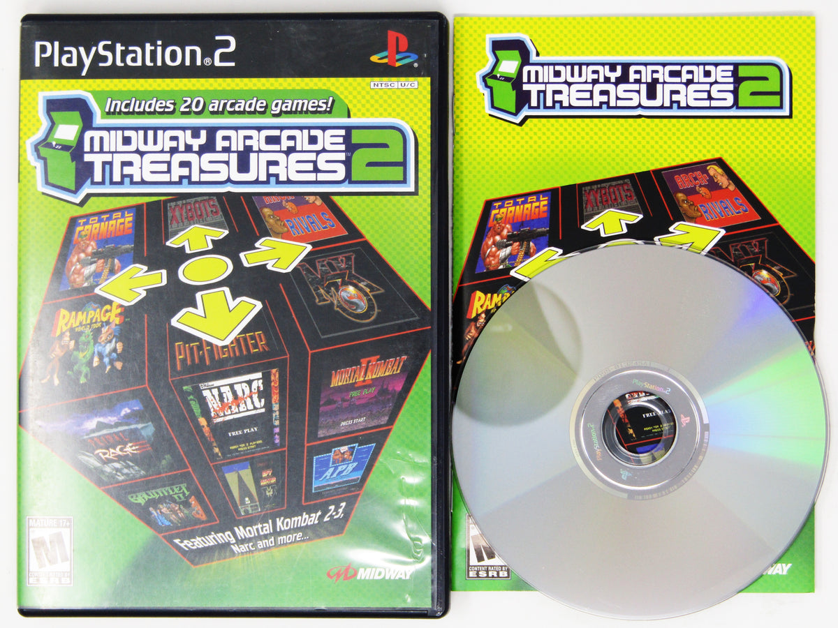 Midway Arcade Treasures 2 (Playstation 2 / PS2) – RetroMTL