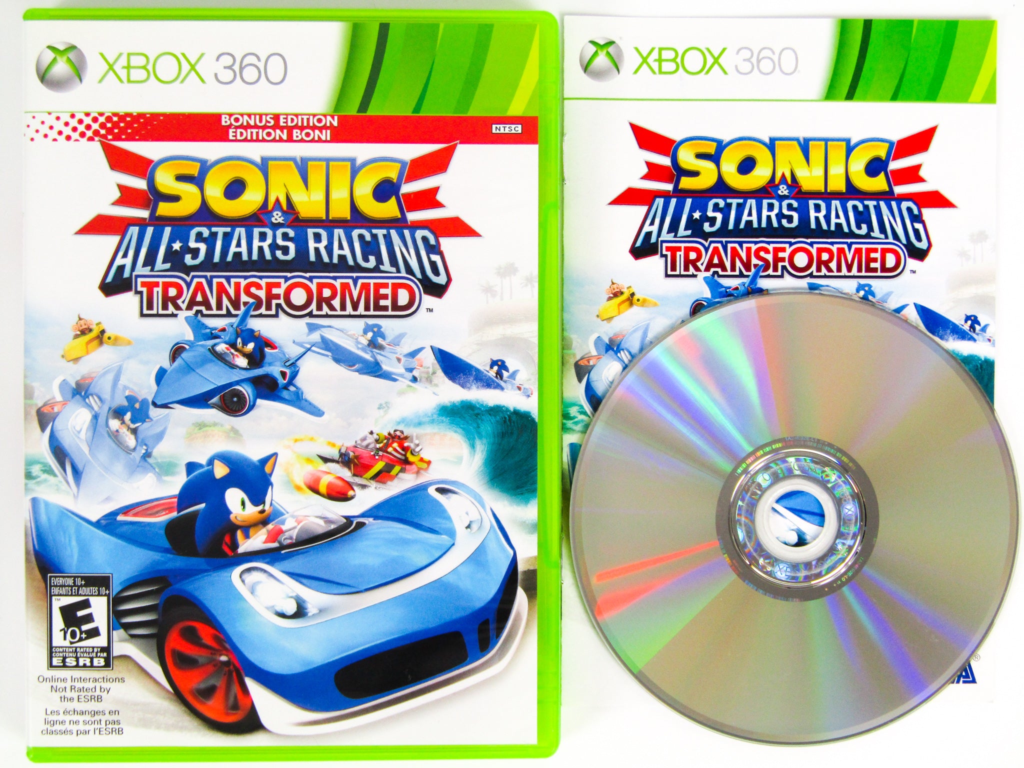 Sonic & All-Stars Racing: Transformed - Xbox 360 – Retro Raven Games