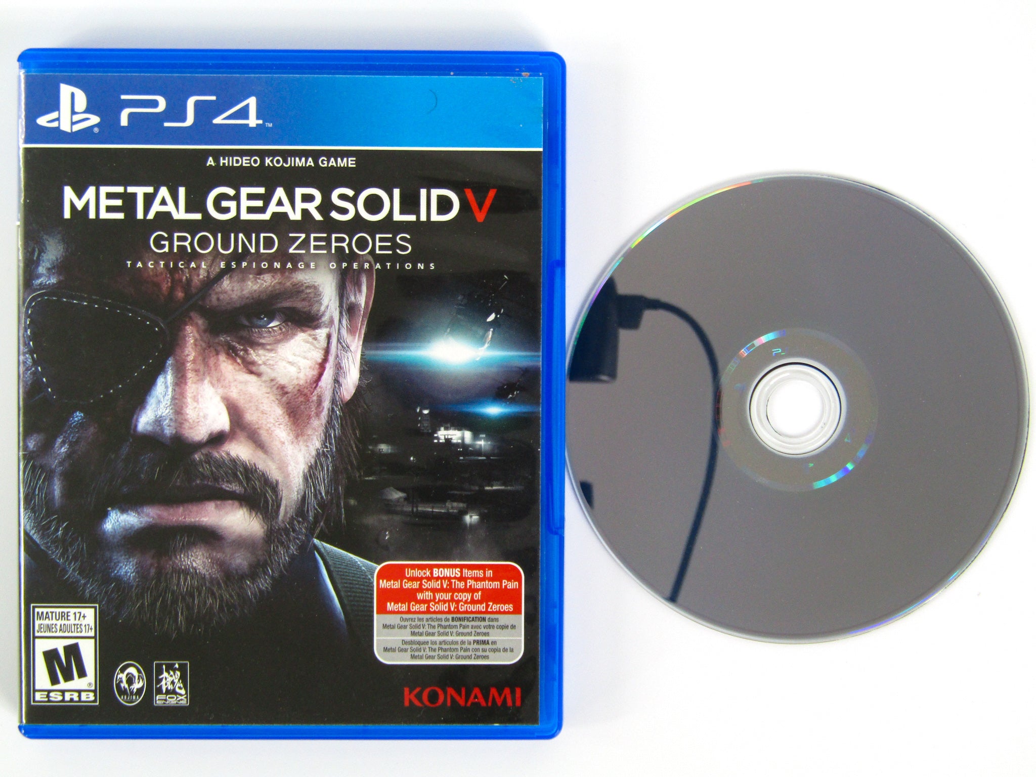 Metal Gear Solid V 5: Ground Zeroes (PlayStation PS4) – Retro MTL