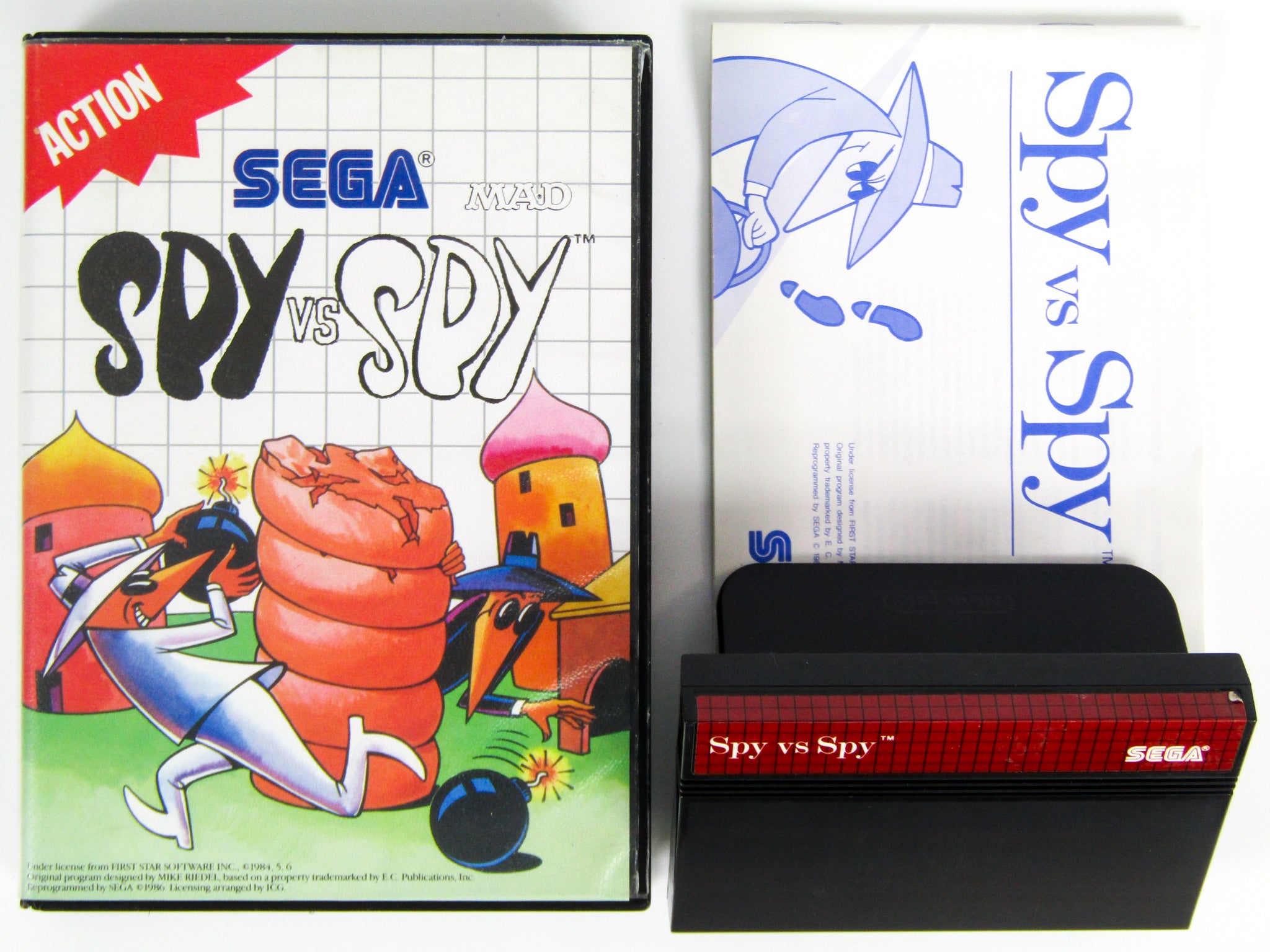Jeu Master System Occasion Jeu Spy Vs Spy Sur Sega Master System (PAL) - Version Boîte, Très Bon état World Grand Prix Jeu Master System Occasion Jeu Spy Vs Spy Sur Sega Master System (PAL) - Version Boîte, Très Bon état World Grand Prix