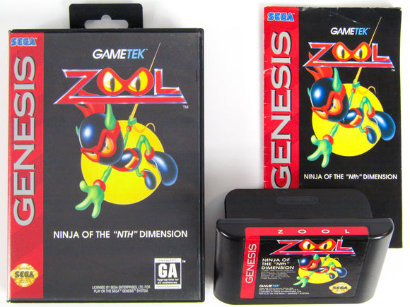 Zool Ninja Of The Nth Dimension (Sega Genesis)