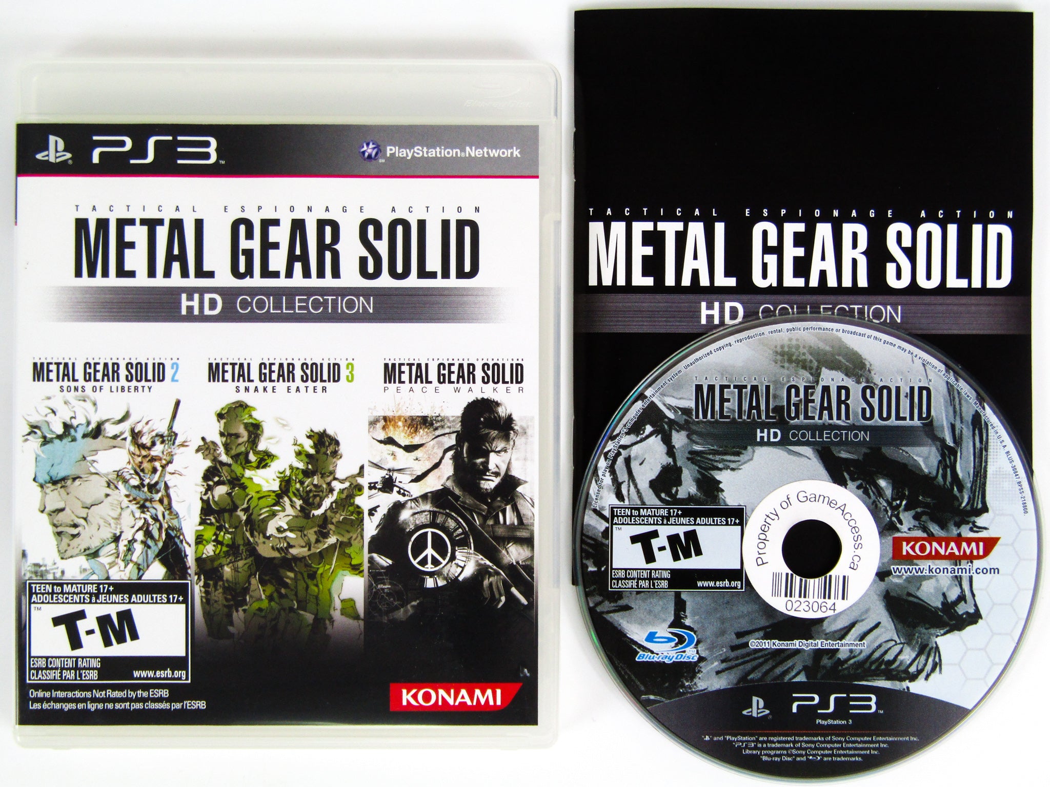 metal gear solid hd collection iso Metal Gear Solid HD Collection (PlayStation 3 / PS3) – Retro MTL