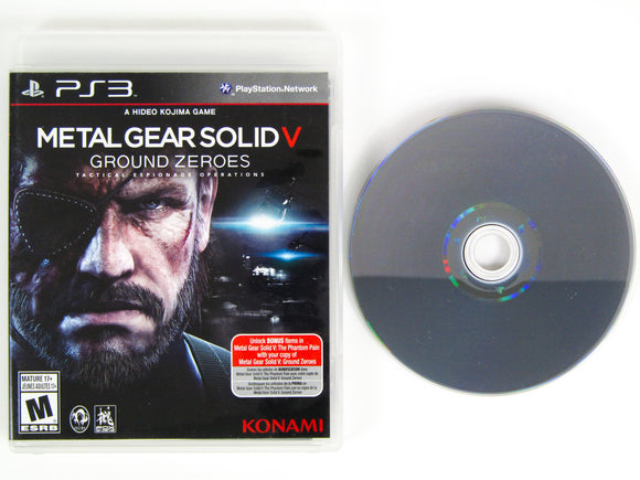 Metal Gear Solid V 5: Ground Zeroes (Playstation 3 / PS3)