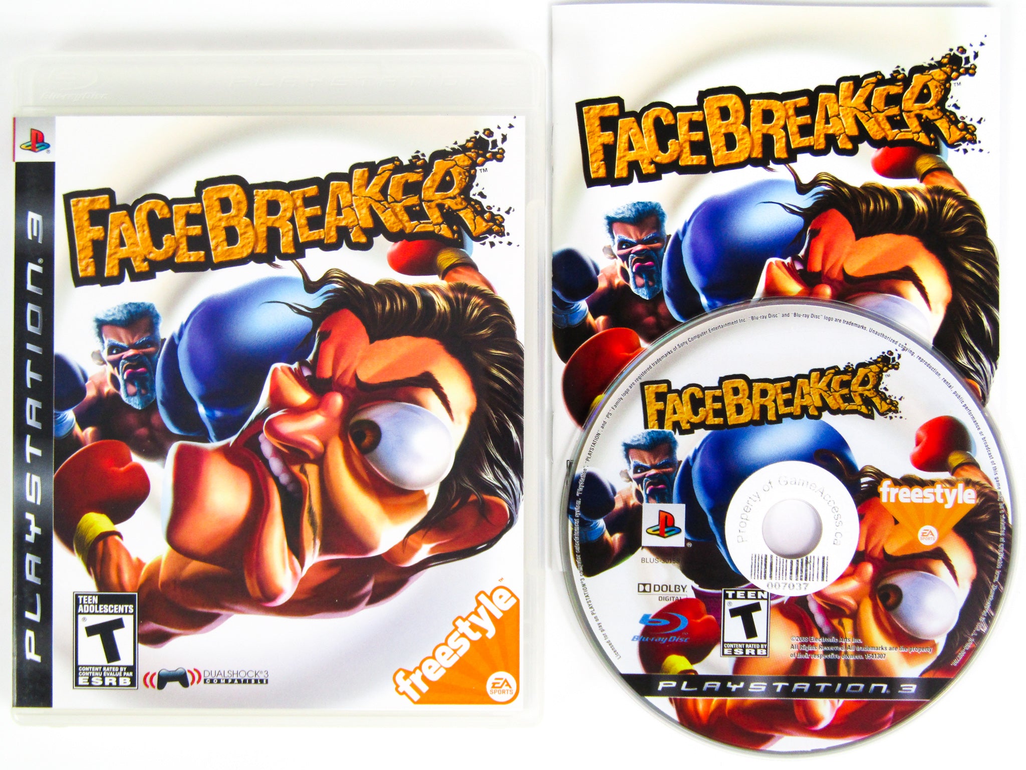 FaceBreaker (Playstation 3 / PS3) – RetroMTL