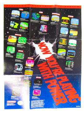 Now You're Playing With Power 1990 [Poster] (Nintendo / NES)