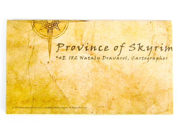 Skyrim: Elder Scrolls Province Of Skyrim [Map]