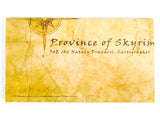 Skyrim: Elder Scrolls Province Of Skyrim [Map]