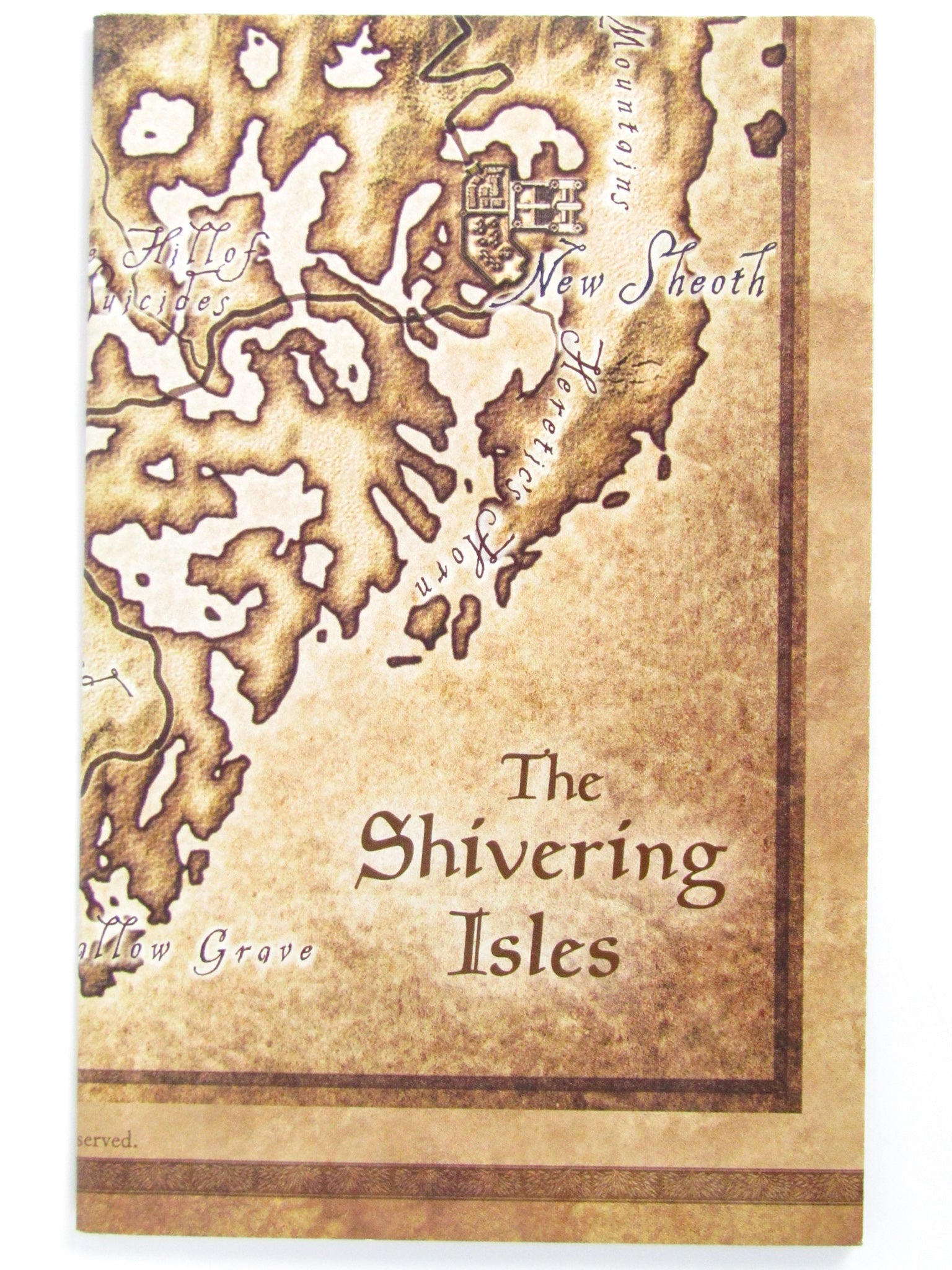 Shivering Map Elder Scrolls IV Oblivion: Shivering Isles / Province of Cyrodiil [Map ...