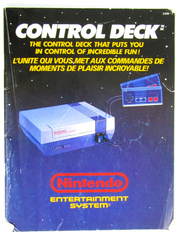 Control Deck [Manual] (Nintendo / NES)