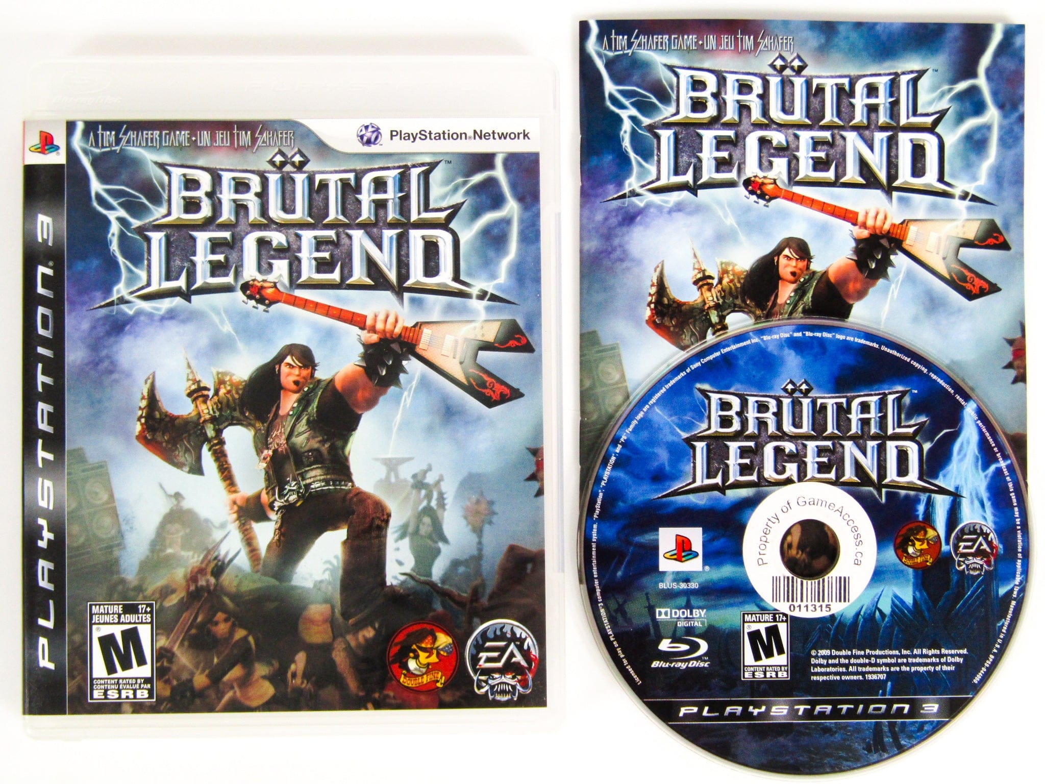 Brutal Legend (Playstation 3 / PS3) - RetroMTL