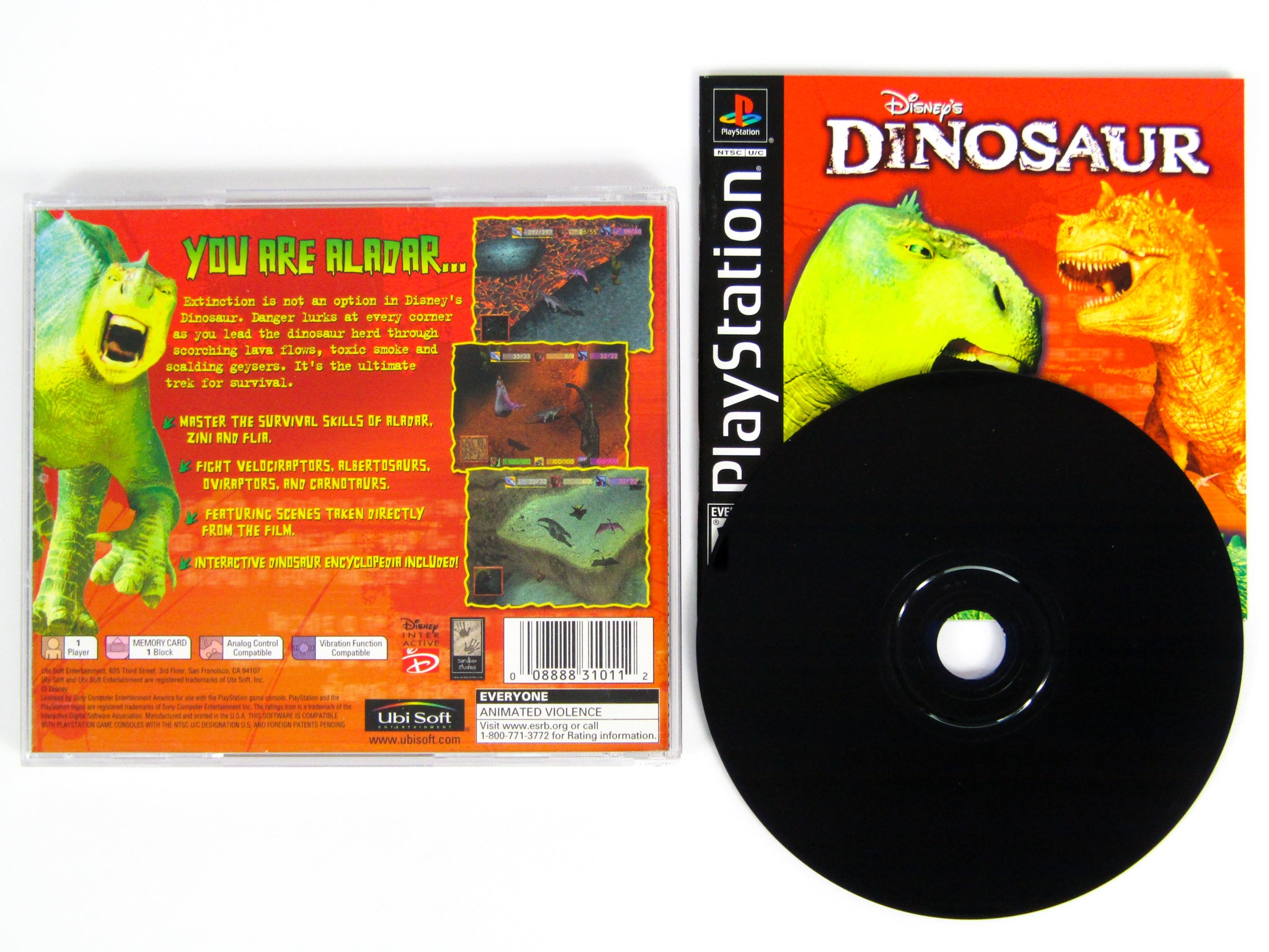 Disney's Dinosaur  (PS1) Gameplay 