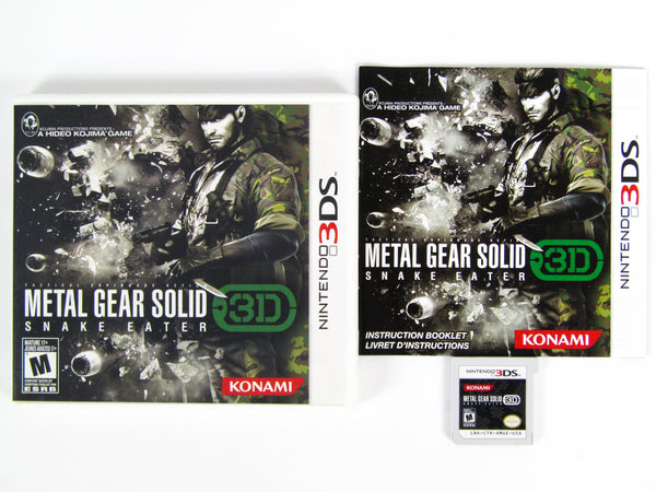 metal gear nintendo 3ds Metal Gear Solid 3D: Snake Eater (Nintendo 3DS) – Retro MTL