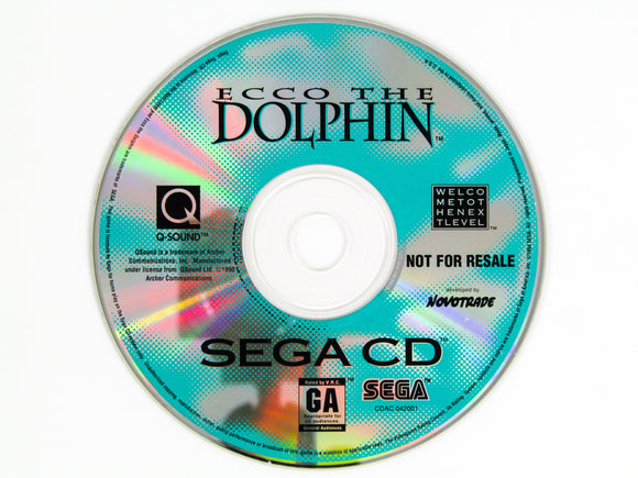 Ecco The Dolphin [Not For Resale] (Sega CD)