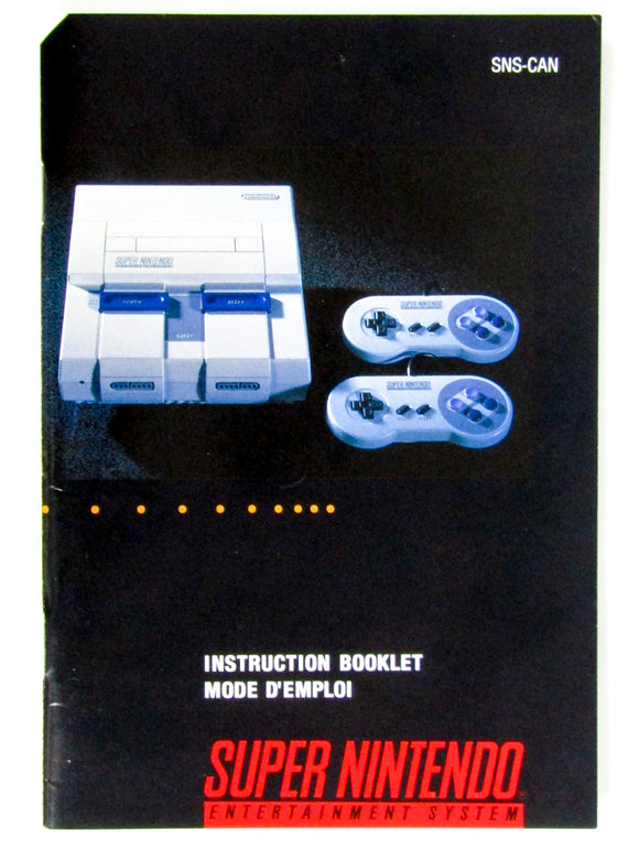 Super Nintendo Super Set System [Manual] [CAN Version] (Super Nintendo / SNES)