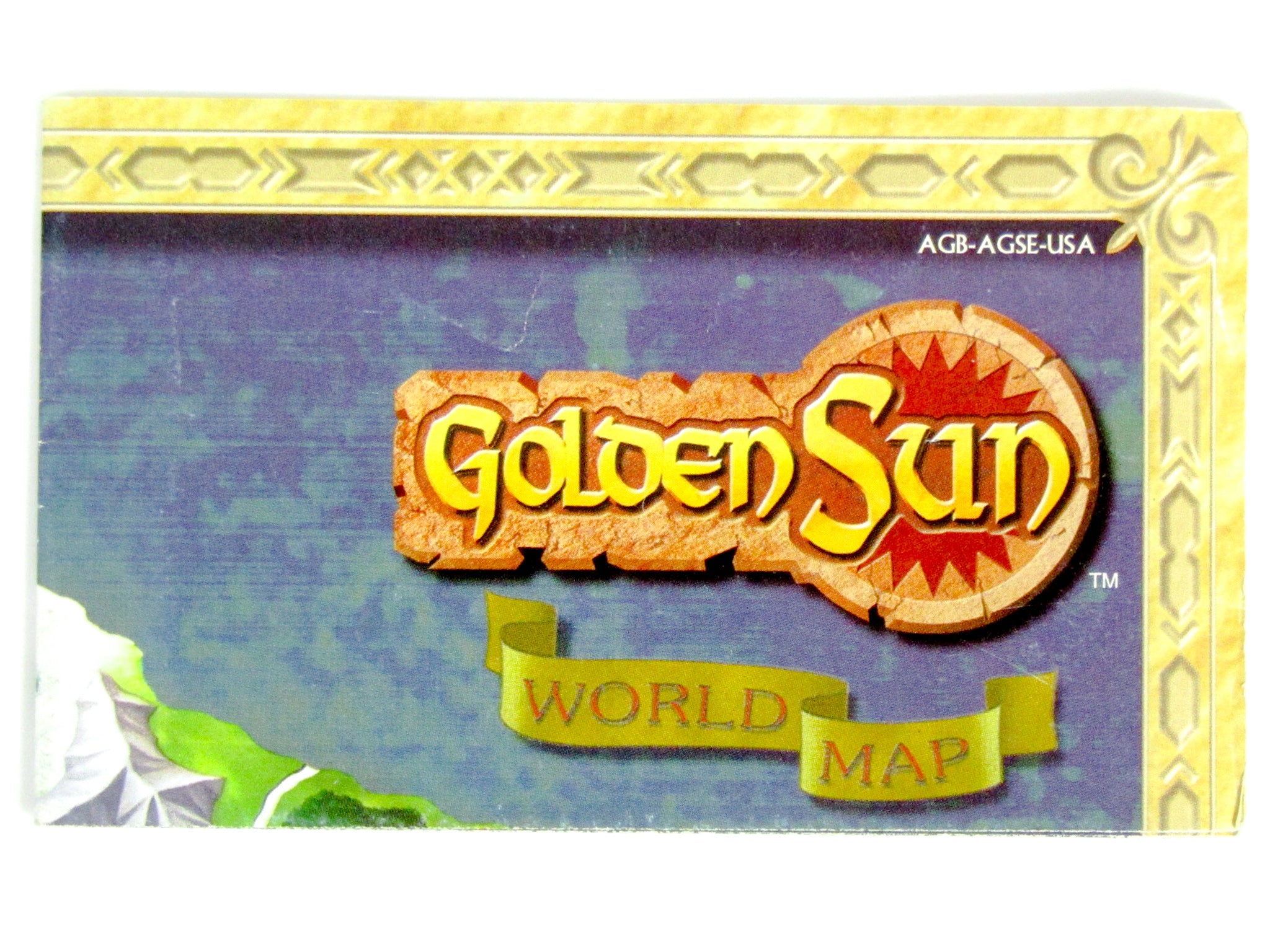 Golden Sun for Nintendo Gameboy Advance high quality with map and book