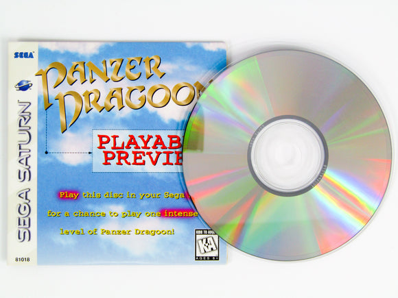 Panzer Dragoon Playable Preview [Not For Resale] (Sega Saturn)