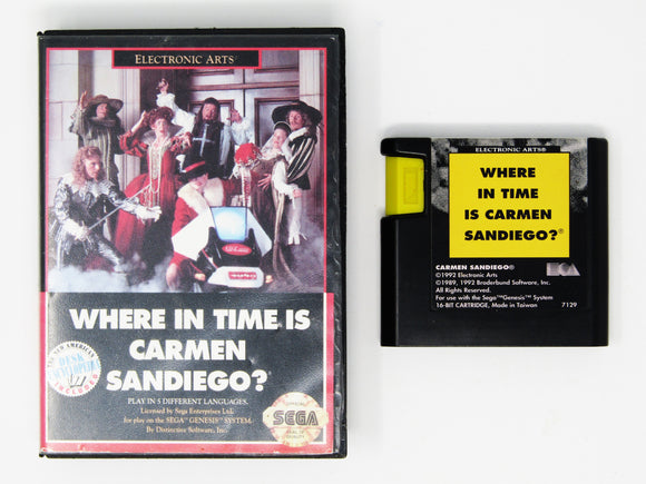 Where In Time Is Carmen Sandiego (Sega Genesis)