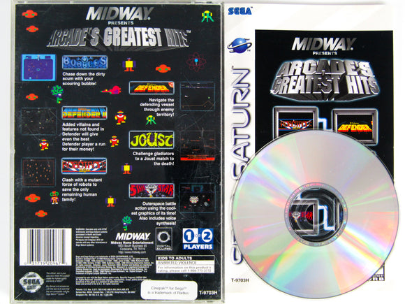 Williams Arcade's Greatest Hits (Sega Saturn)